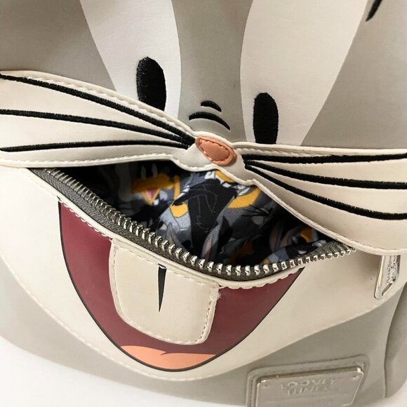 Loungefly Looney Tunes Bugs Bunny Faux Leather Mini Cosplay Backpack - Picture 16 of 16